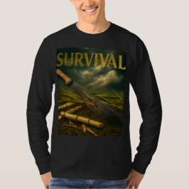 Överlevnad Långärmad T Shirt