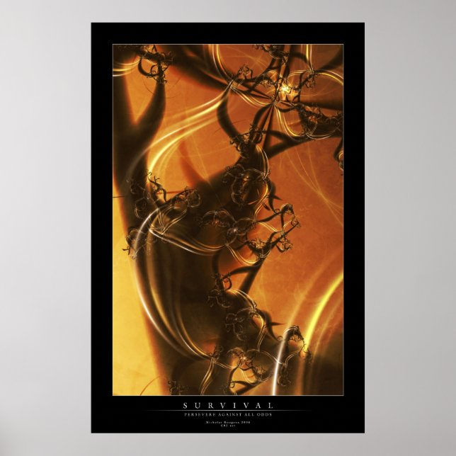 Överlevnad Poster (Framsidan)