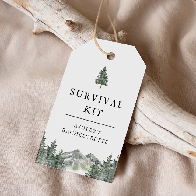 Överlevnadskit för möhippa på Mountain Camp Presentetikett (Skapare uppladdad)