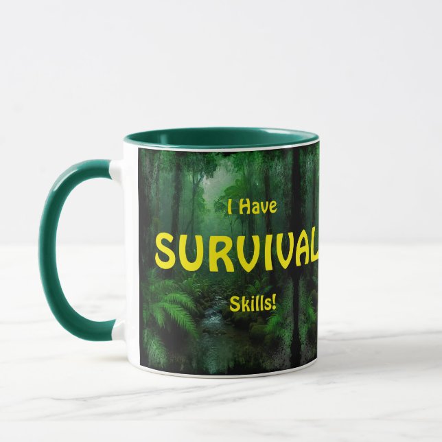 Överlevnadskunskaper Prepper Survivalist SHTF Desi Mugg (Vänster)