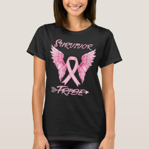 överlevnadstam Breast Cancer Awareness T Shirt