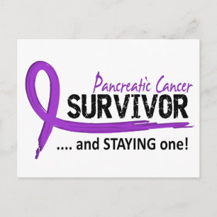 Överlevor 8 Pankreascancer Vykort