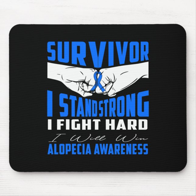 ÖVERLEVOR I STARKER ALOPECIA-MEDVETENHET MUSMATTA (Framsidan)