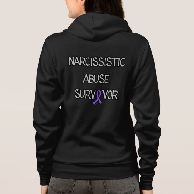 ÖVERLEVOR/ORD ...Narcissistiskt missbruk T Shirt (Baksida)