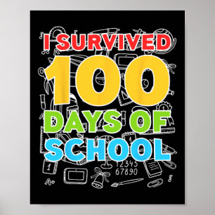 Överlevt 100 dagar i Lycklig 100 dagar Poster