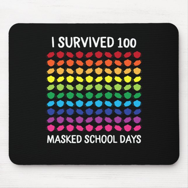 Överlevt 100 måndag i skolan 100 dagar i skolan musmatta (Framsidan)