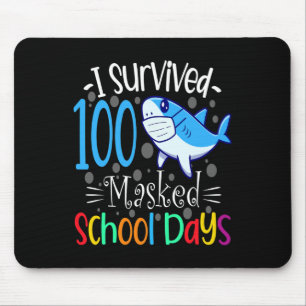 Överlevt 100 Mask School Days 2021 Teacher Stude Musmatta