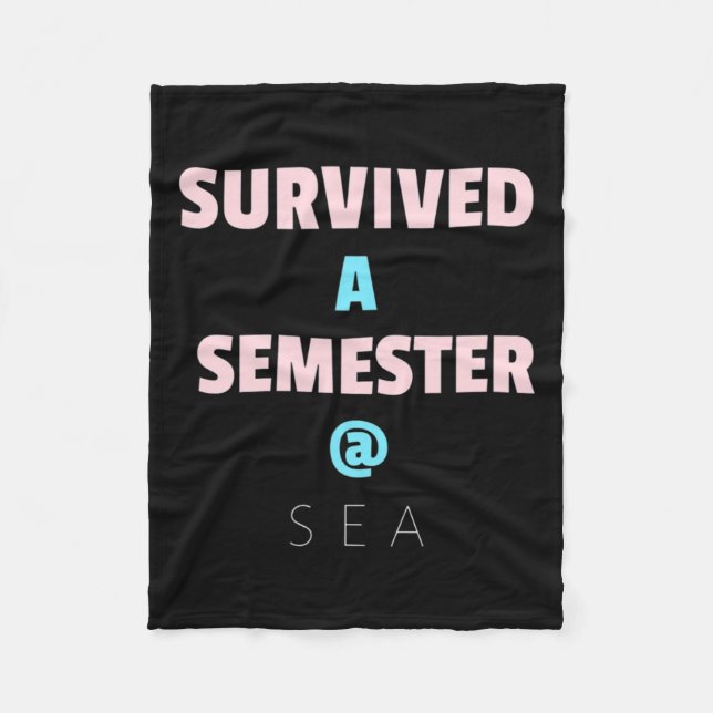 Överlevt en semester vid Underbara havsgåvor till  Fleecefilt (Framsidan)