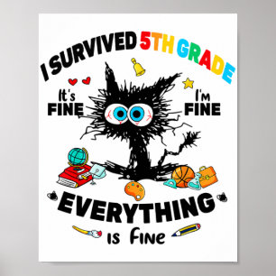 Överlevt femte Klass i förra skoldagen.. Det är Br Poster