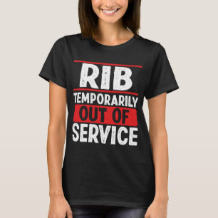 Överlevt min första brutna Rib Funny Broken Rib- T Shirt