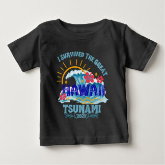 Överlevt tsunamin - hawaii 2025-vaccinationen t shirt