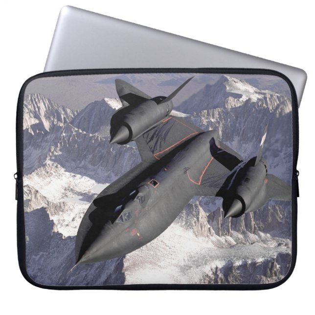 Överljudsflygplan Laptop Sleeve (Framsidan)