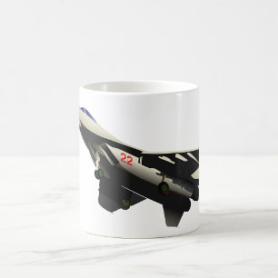 Överljudsförare Militärflygplan Kaffemugg