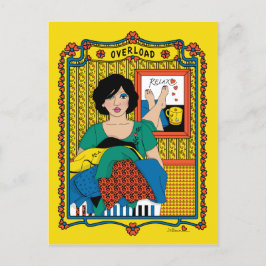 ÖVERLOAD_B_ POSTCARD VYKORT