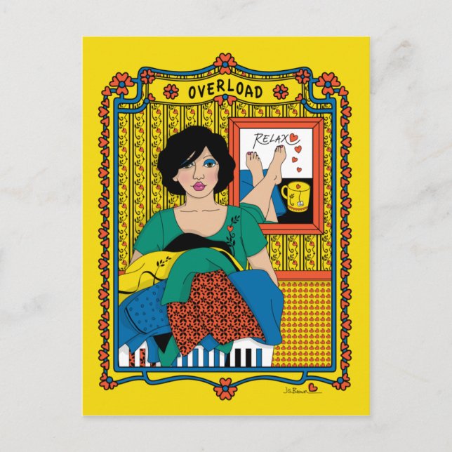 ÖVERLOAD_B_ POSTCARD VYKORT (Framsida)