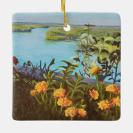 Overlook - Hannibal, MO  Julgransprydnad Keramik