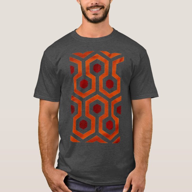 Overlook Hotel Carpet Funny T Shirt (Framsida)