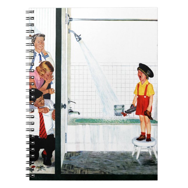 Överlopp badar anteckningsbok (Framsidan)