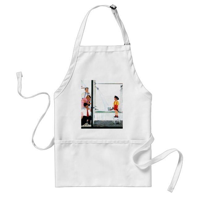 Överlopp badar förkläde (Framsidan)