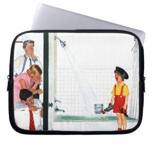 Överlopp badar laptop sleeve