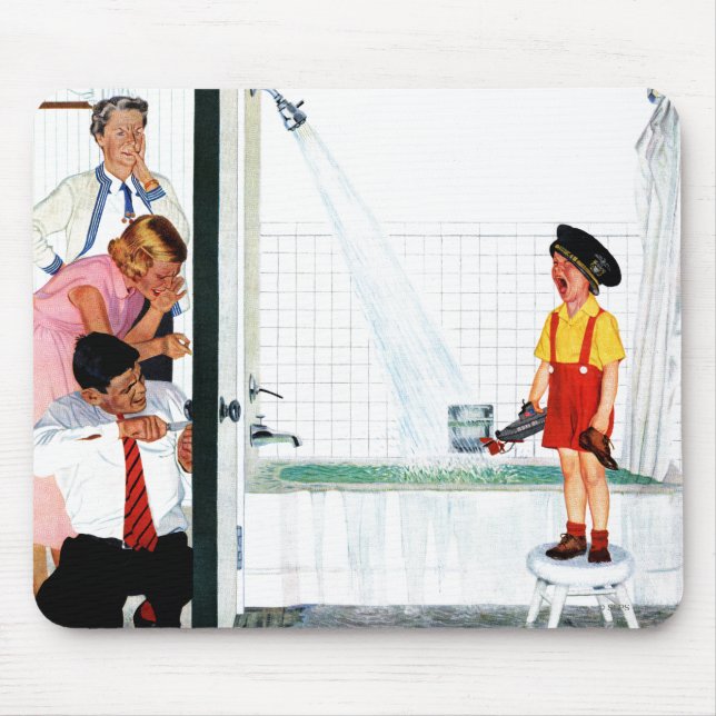 Överlopp badar musmatta (Framsidan)