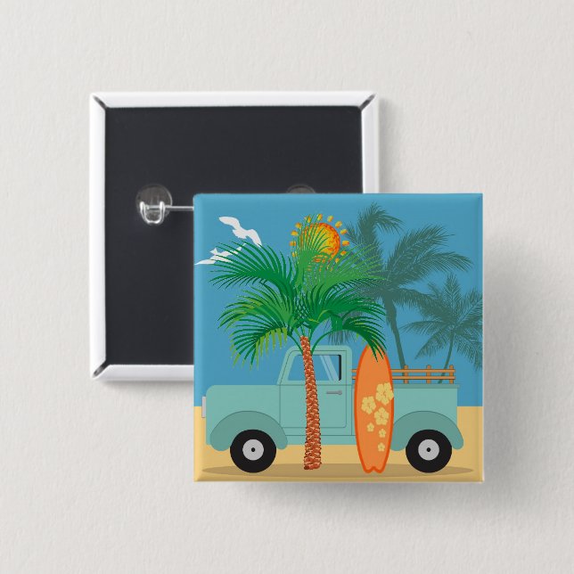 Överloppsknapp Knapp (Framsida & baksida)