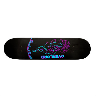 Overlord: Snake&Rose Mini Skateboard Bräda 18,5 Cm