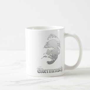 Övermänniska – Friedrich Nietzsche Bästa tyska fil Kaffemugg