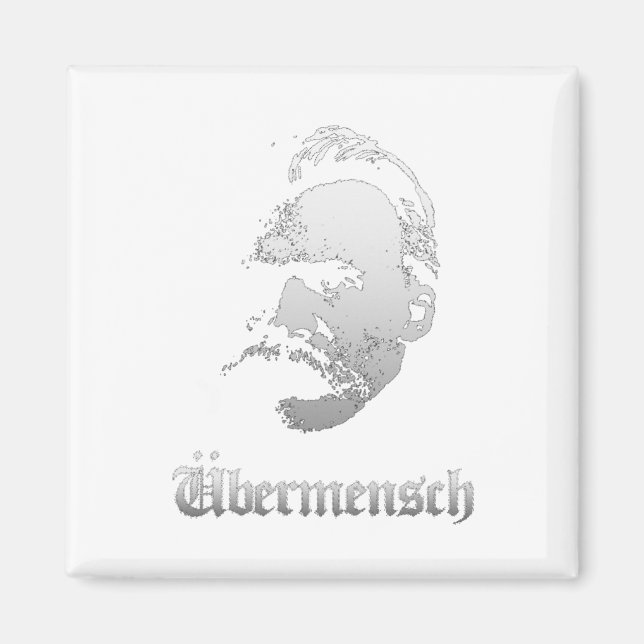 Övermänniska – Friedrich Nietzsche Bästa tyska fil Magnet (Framsidan)