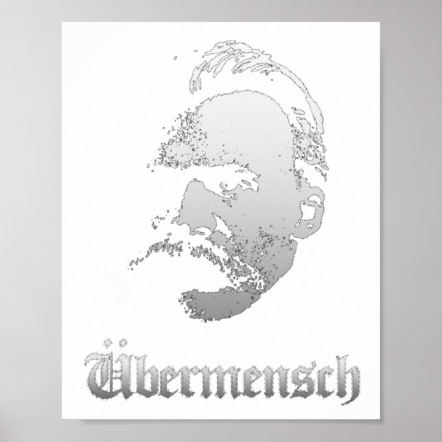 Övermänniska – Friedrich Nietzsche Bästa tyska fil Poster (Framsidan)