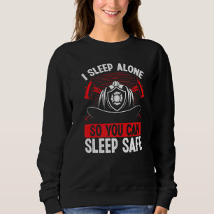 Övernattning i Firefighter Maka Girlkompis Nattski T Shirt