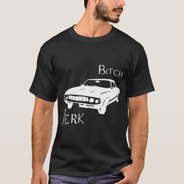 Övernaturlig övernaturlig Impalaidiotbaby T Shirt (Framsida)