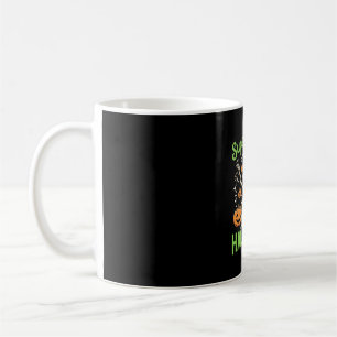 Övernaturlig skelett Halloween Vector Design_1 Kaffemugg