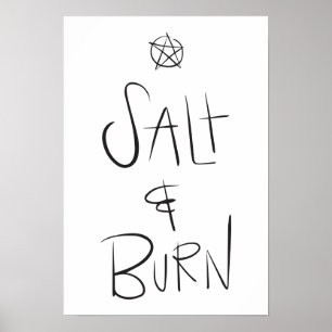 Övernaturlig typografi poster