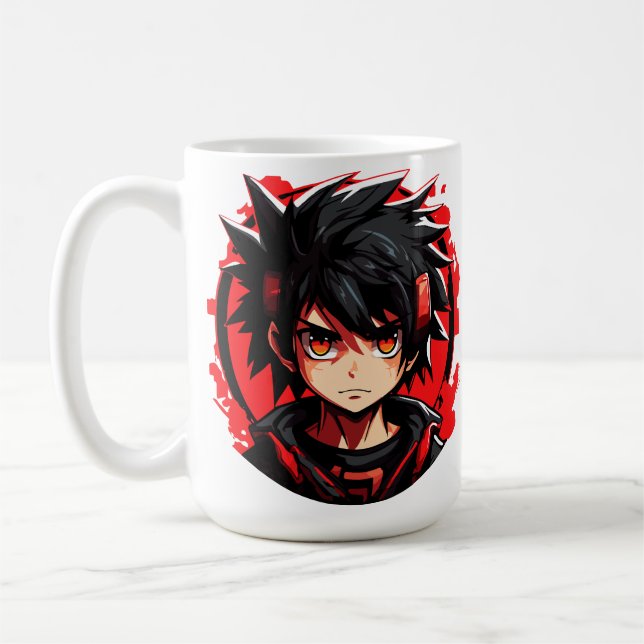 Övernaturlig utrustning: Animepojke Kaffemugg (Vänster)