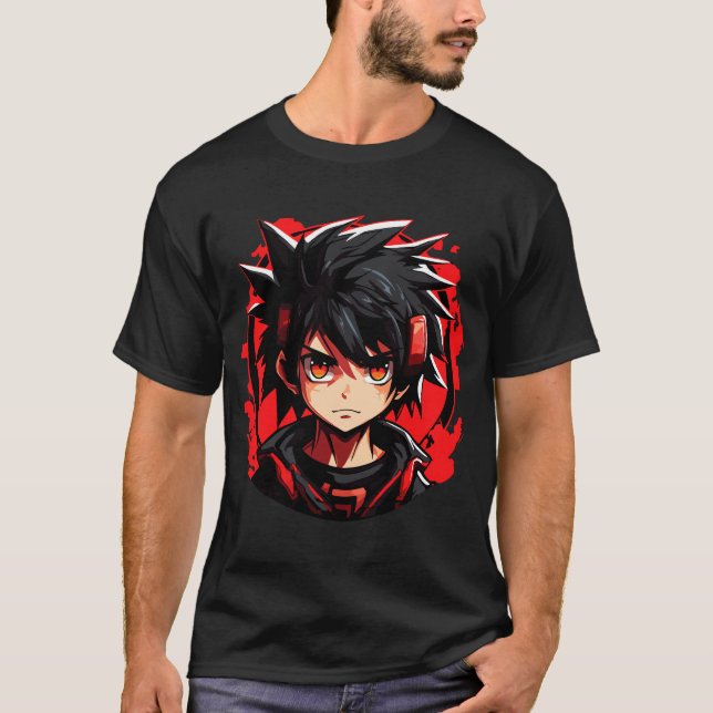 Övernaturliga redskap: Anime Boy T Shirt (Framsida)