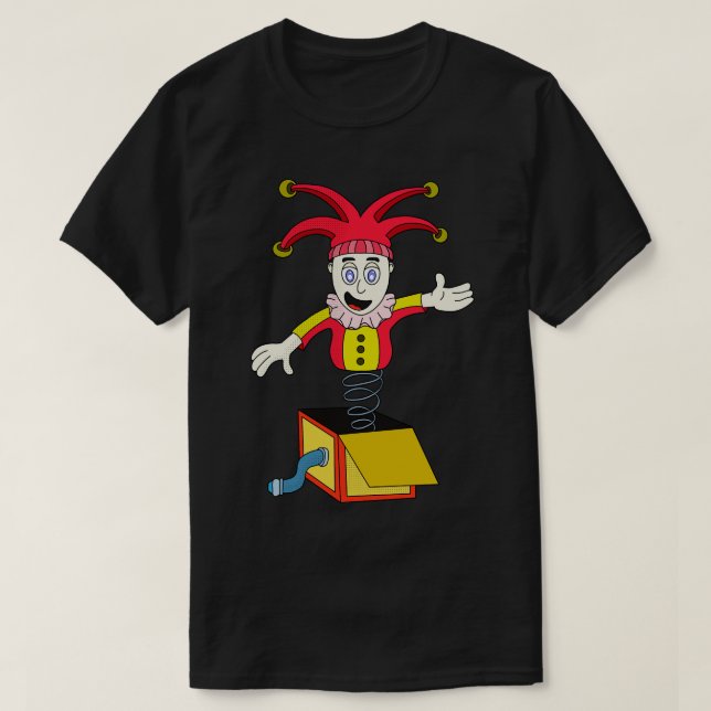Överordnad box med clown t shirt (Design framsida)