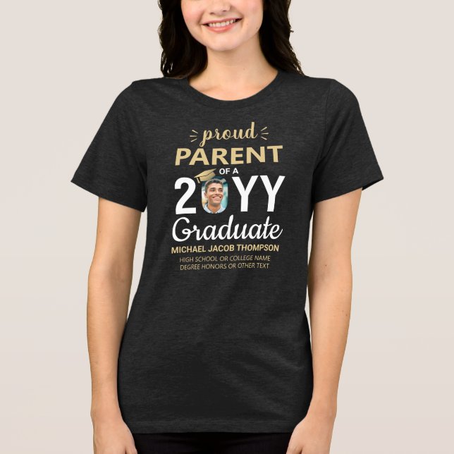 Överordnad klass för fotoproud i student år Studen T Shirt (Framsida)