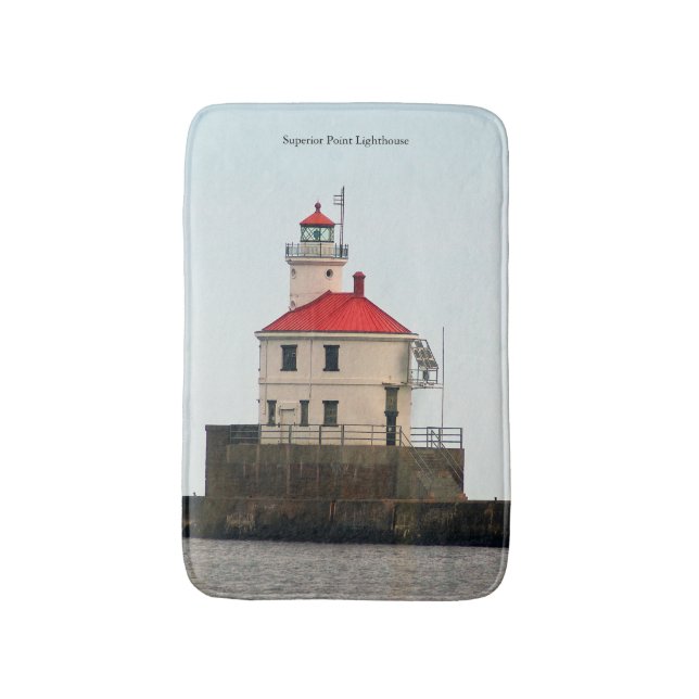 Överordnad punkts fyr, bathmat badrumsmatta (Framsidan (Vertikal))