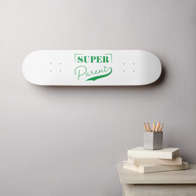 Överordnad toppen mini skateboard bräda 18,5 cm (Väggkonst (Horz))
