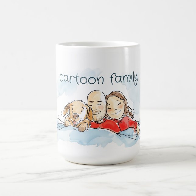 Överordnade hund kaffemugg (Center)