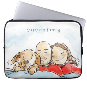 Överordnade hund laptop fodral