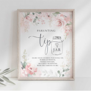 Överordnade tips för Mamma som ska vara Party-teck Poster