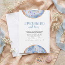 Överöst med kärlek donut baby shower