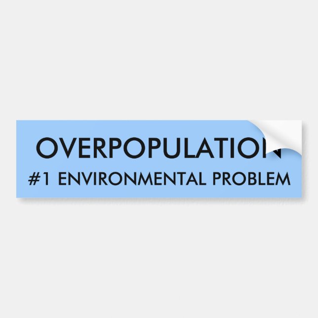 OVERPOPULATION MILJÖ- PROBLEM #1 BILDEKAL (Framsidan)