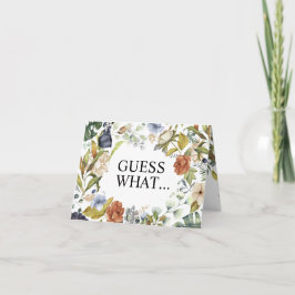 Överraska morföräldrar att vara Blommigt Kort