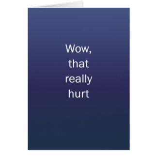 Överraska ontd det hälsningskort