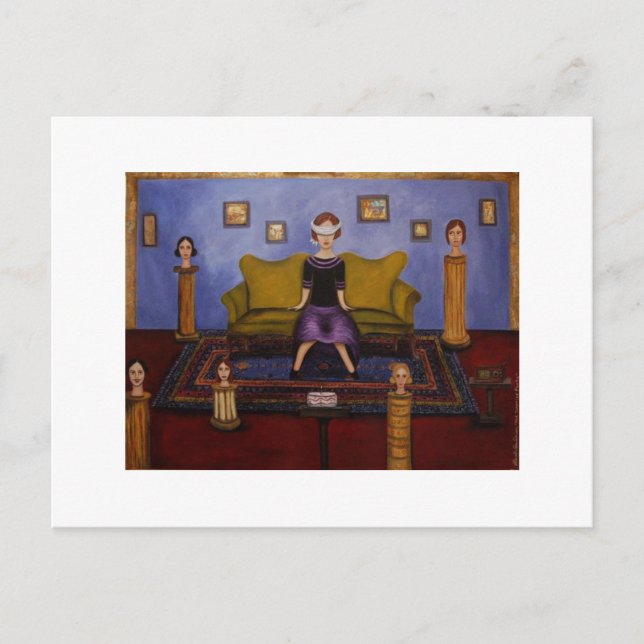 överraska party vykort (Framsida)