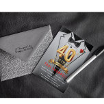 Överraskad 40:e födelsedagsinbjudan till Tuxedo Inbjudningar<br><div class="desc">White Tuxedo White Tux Surprise Födelsedagsfest,  40:e födelsedagen,  Tuxedo-inbjudan,  Tuxedo-födelsedagsinbjudan,  svart tidsinbjudan,  hemlig,  spion,  elegant,  manar,  butik,  40:e födelsedagsinbjudan,  kostym,  agent</div>