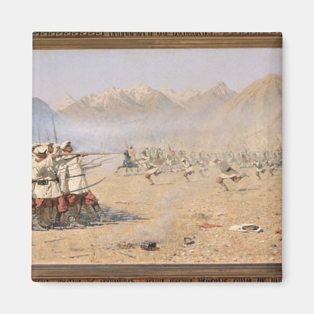 Överraskad attack, 1871 magnet (Framsidan)